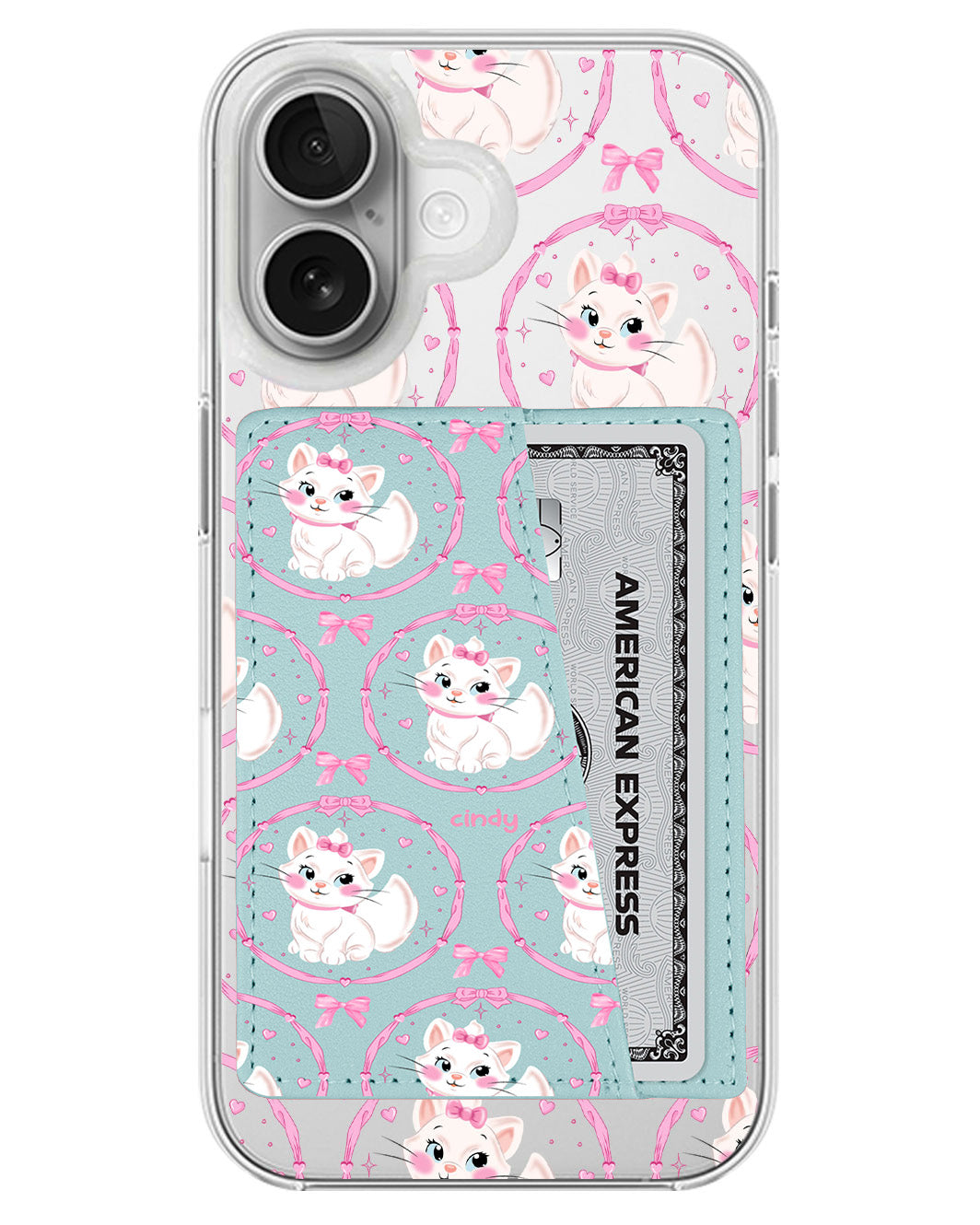 iPhone Leather Wallet Case - Marrie Pattern