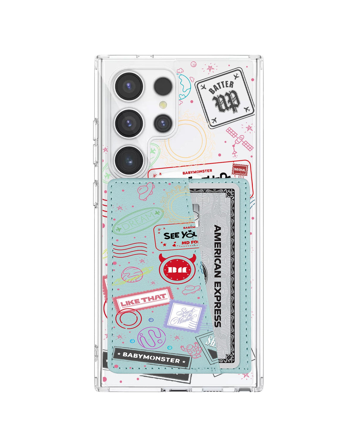 Android Leather Wallet Case - Babymon 2