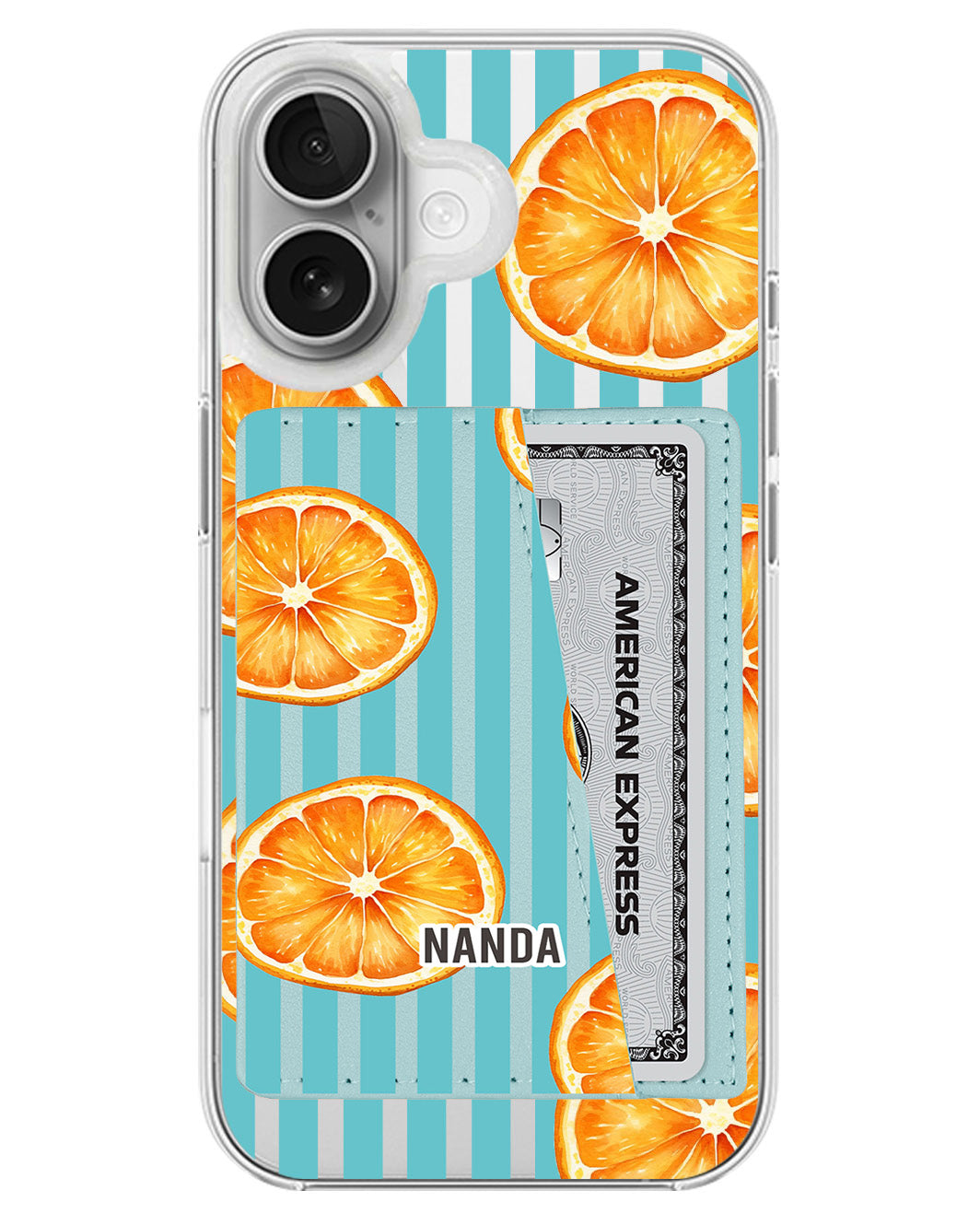 iPhone Leather Wallet Case - Sunshine Slices