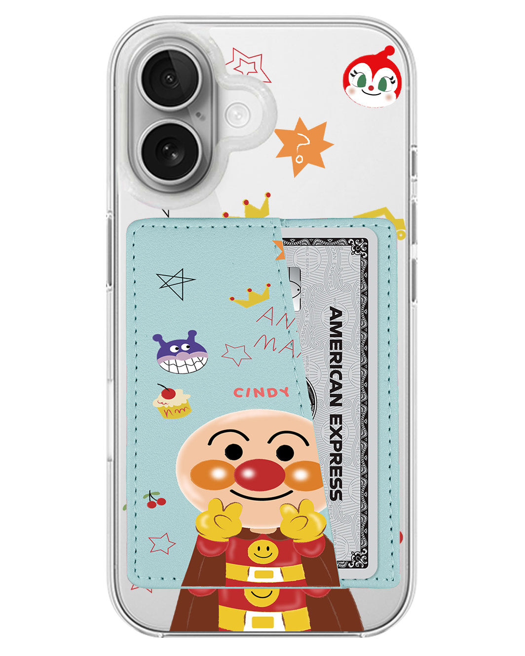 iPhone Leather Wallet Case - I'm Anpanman