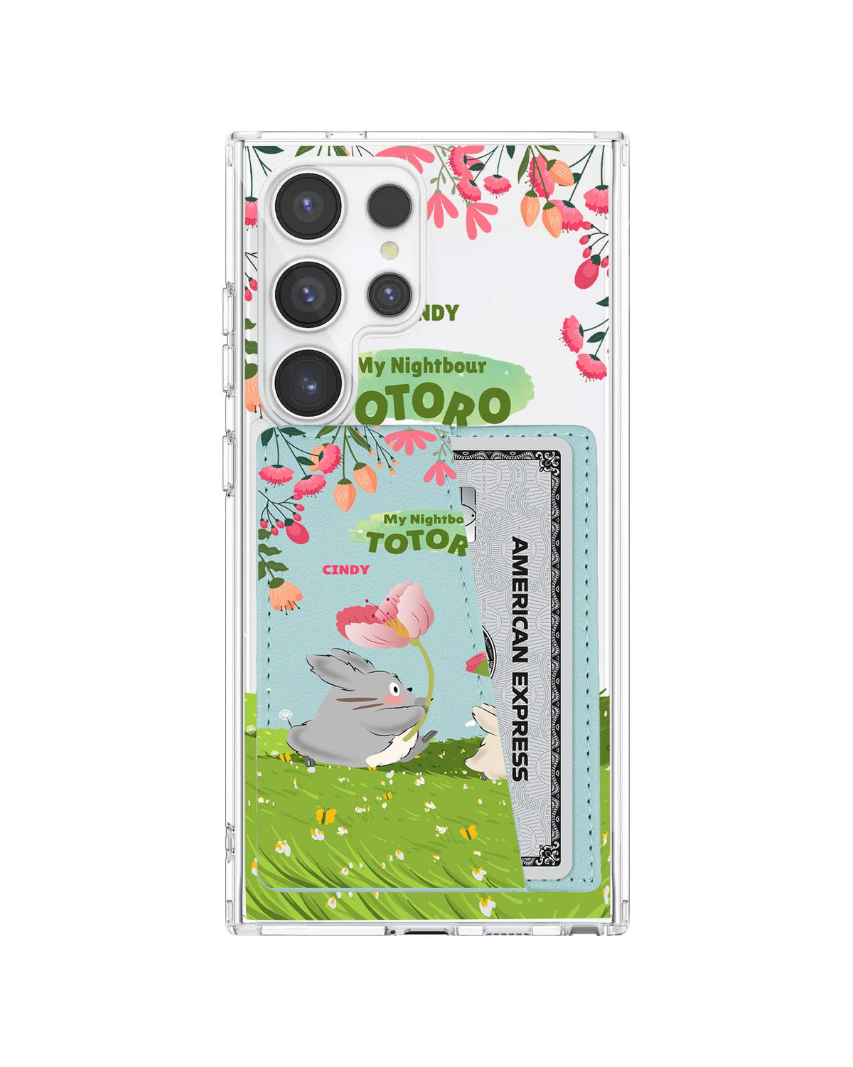 Android Leather Wallet Case - My Nightbour Totoro
