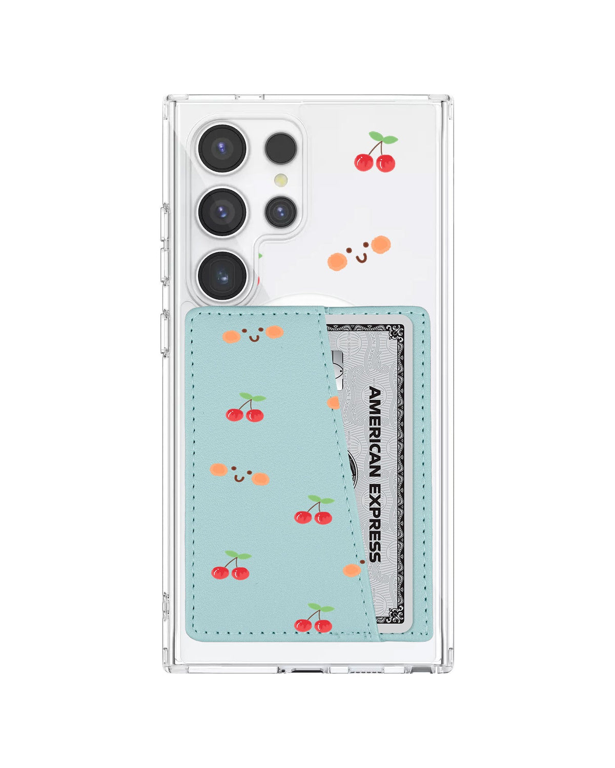 Android Leather Wallet Case - 8PM Cherry Up