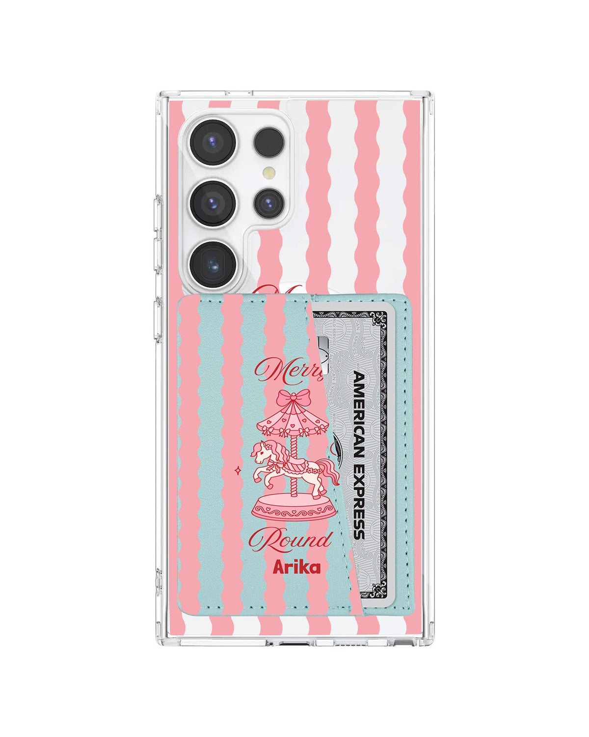 Android Leather Wallet Case - Merry Go Round
