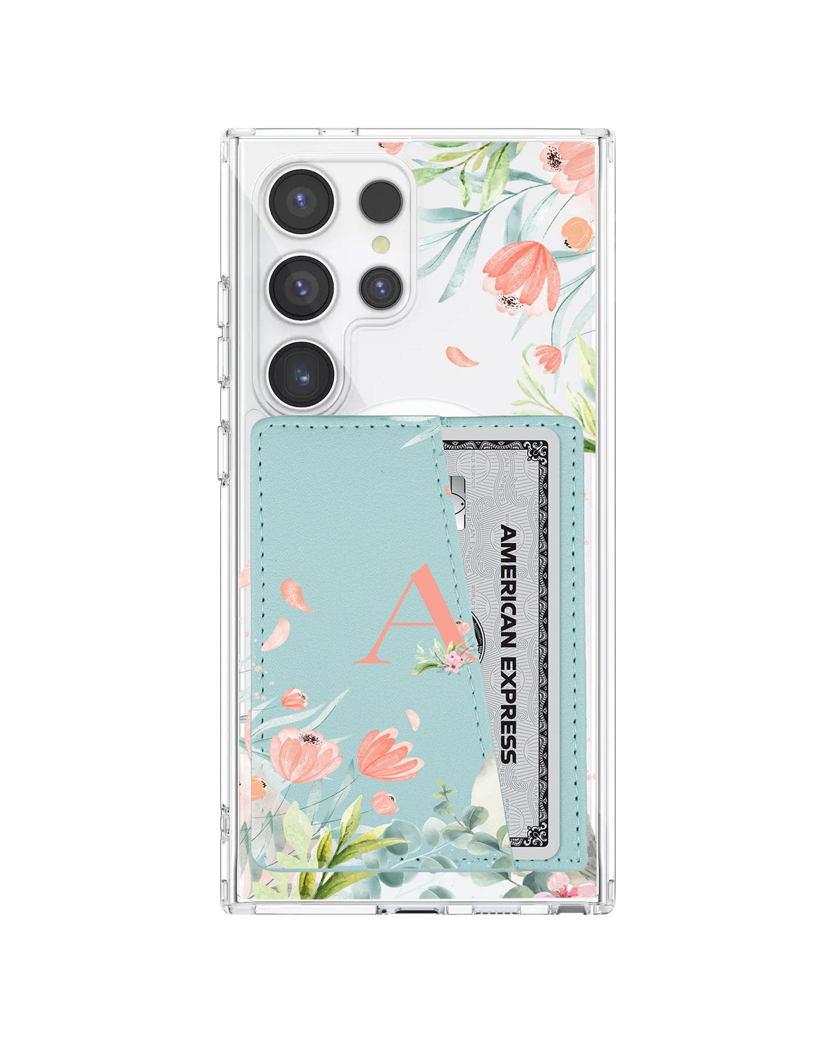 Android Leather Wallet Case - Flower Bloom