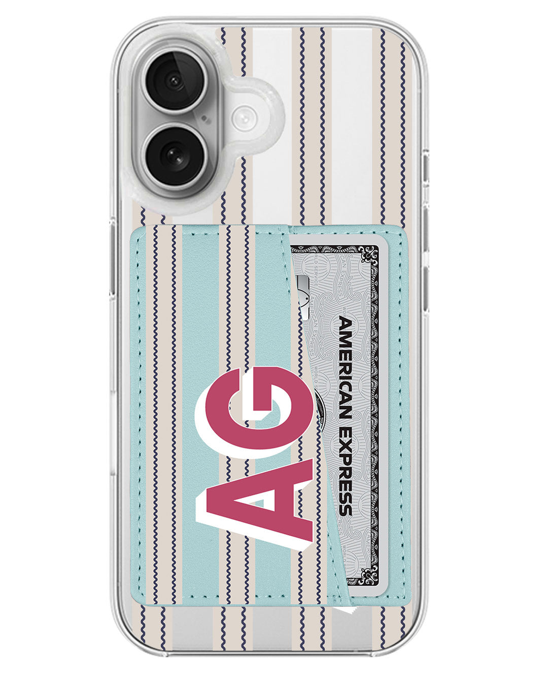 iPhone Leather Wallet Case - Coastal Classic 1