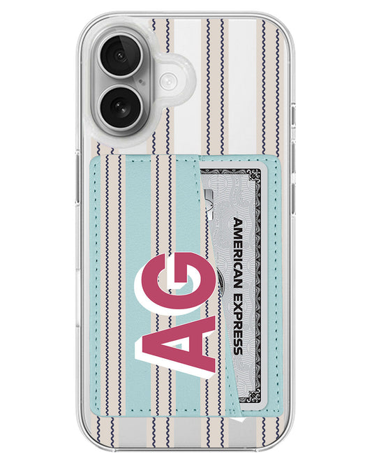 iPhone Leather Wallet Case - Coastal Classic 1