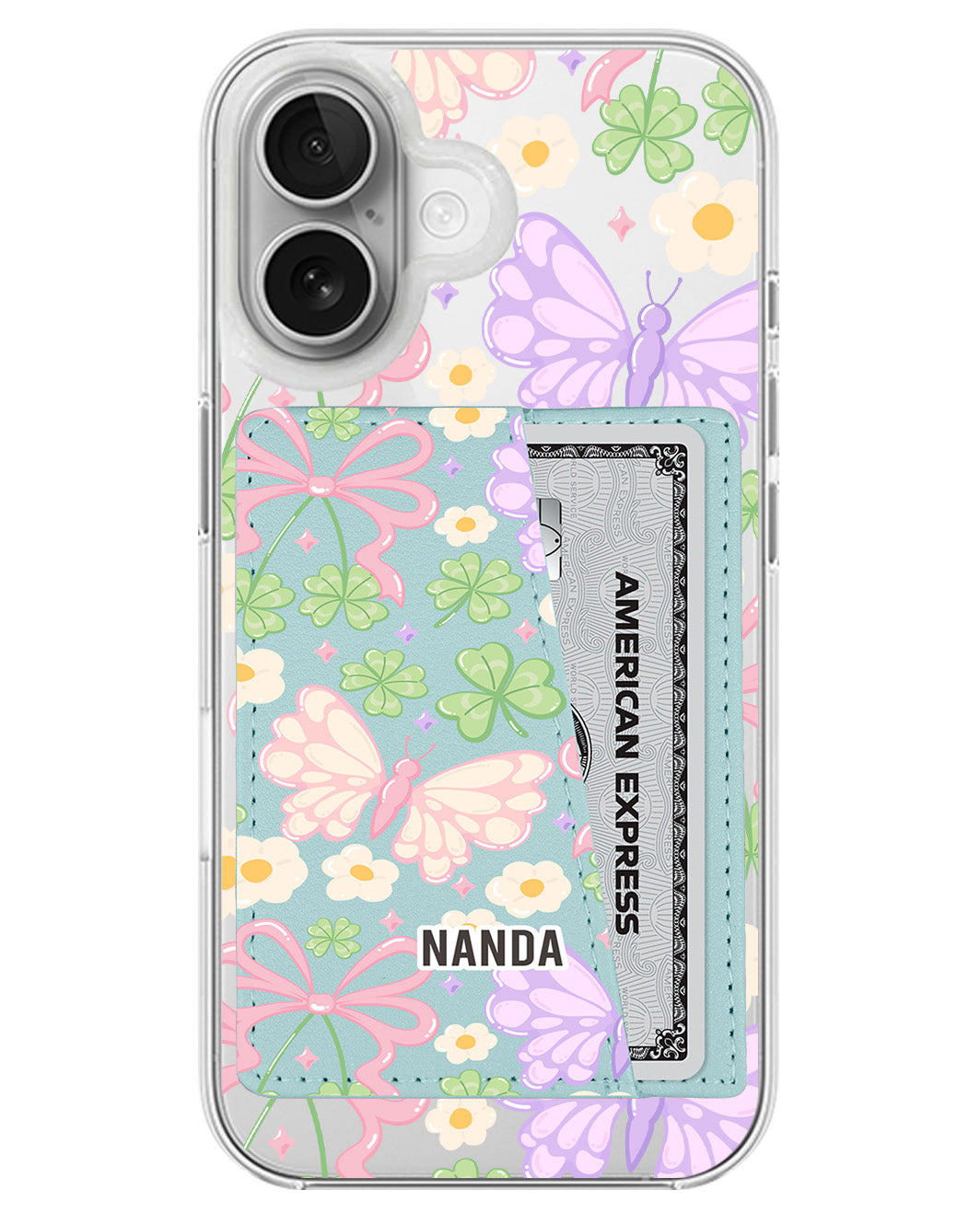 iPhone Leather Wallet Case - Spring Waltz