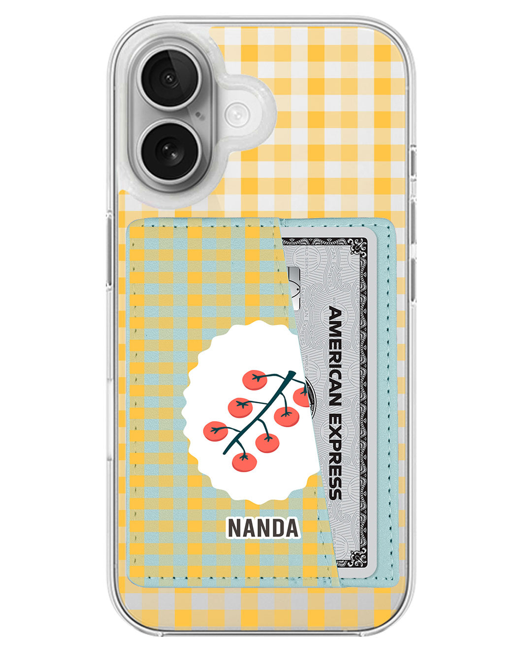 iPhone Leather Wallet Case - Picnic Day