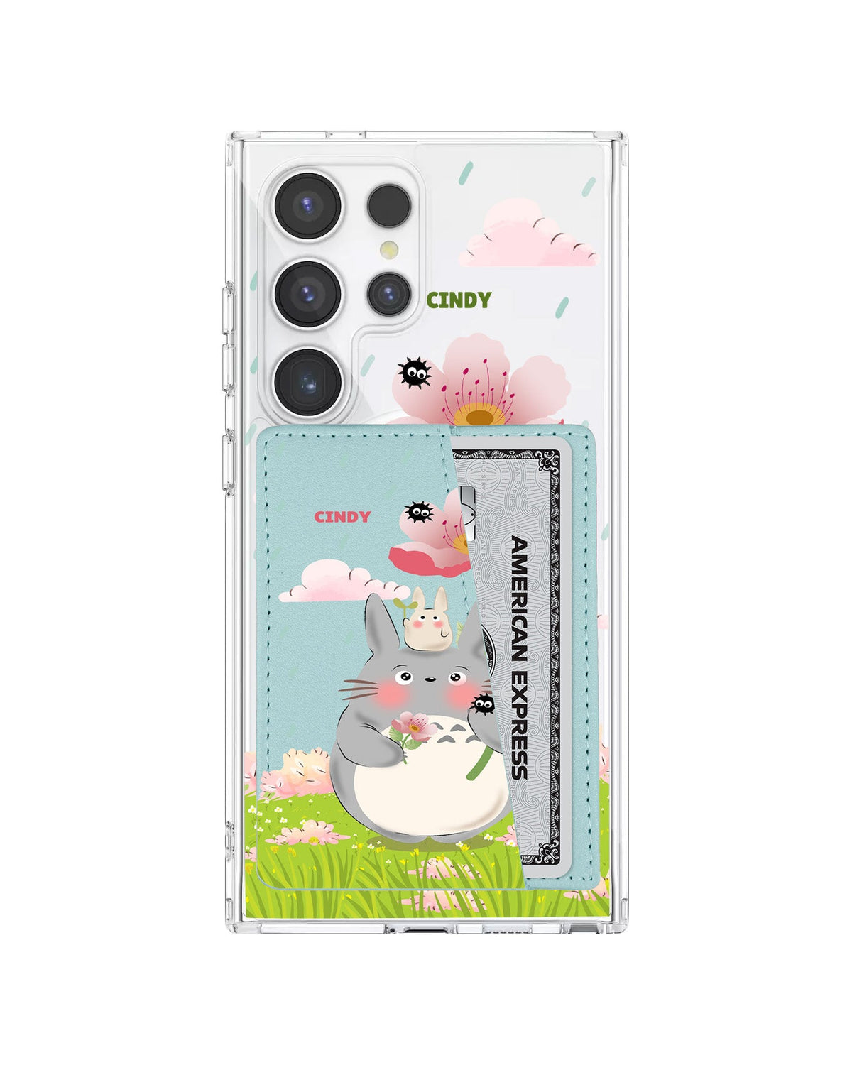 Android Leather Wallet Case - Totoro 2
