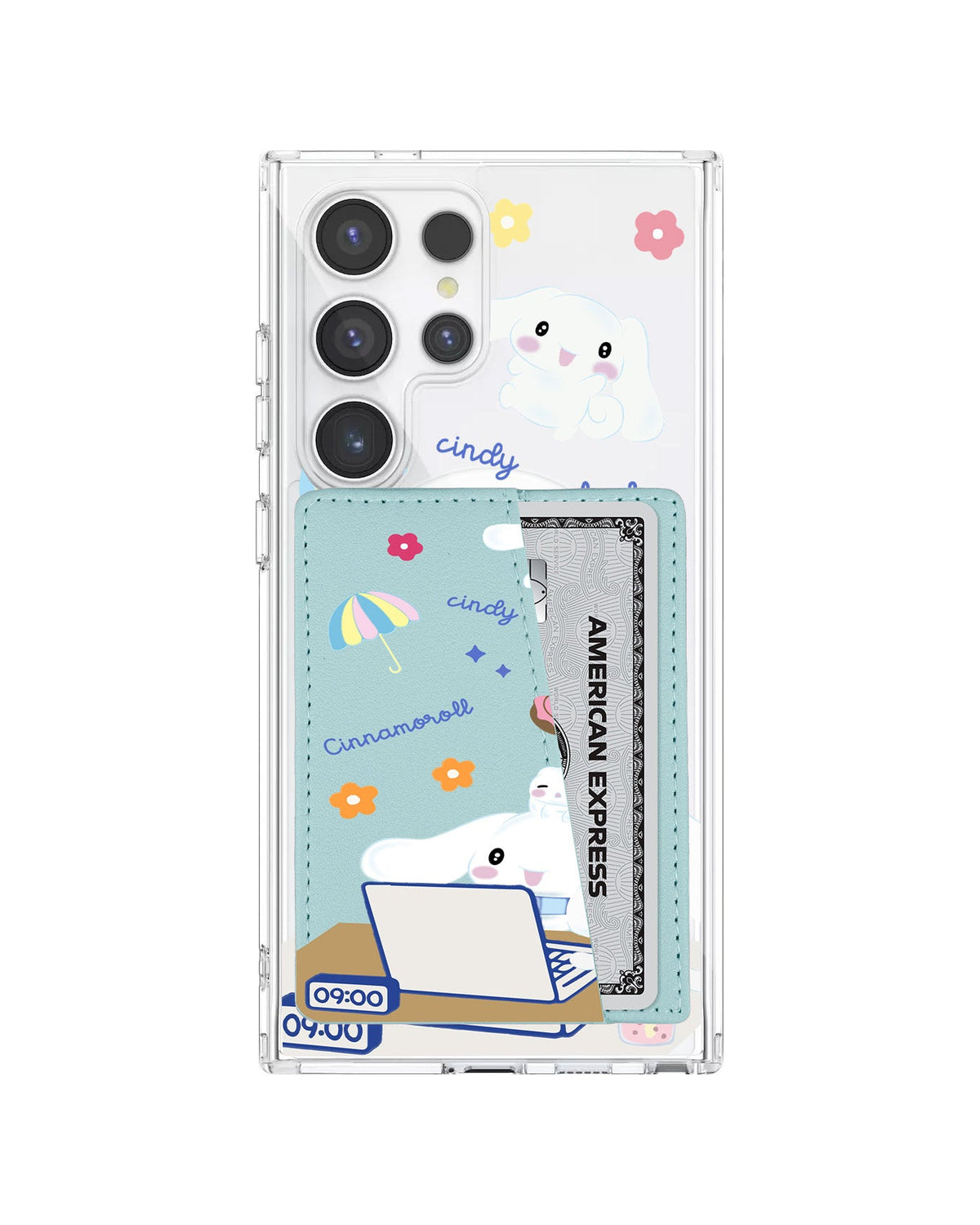 Android Leather Wallet Case - Hard Work Cinnamoroll