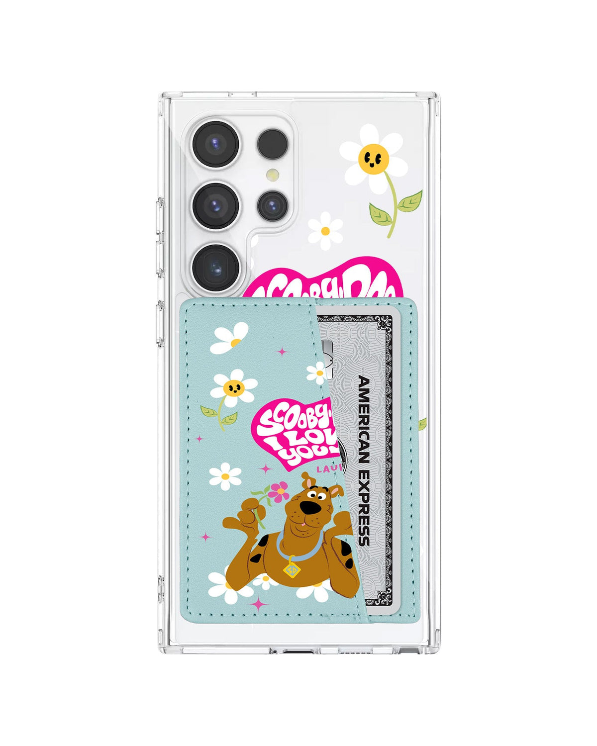 Android Leather Wallet Case - Scooby Love You