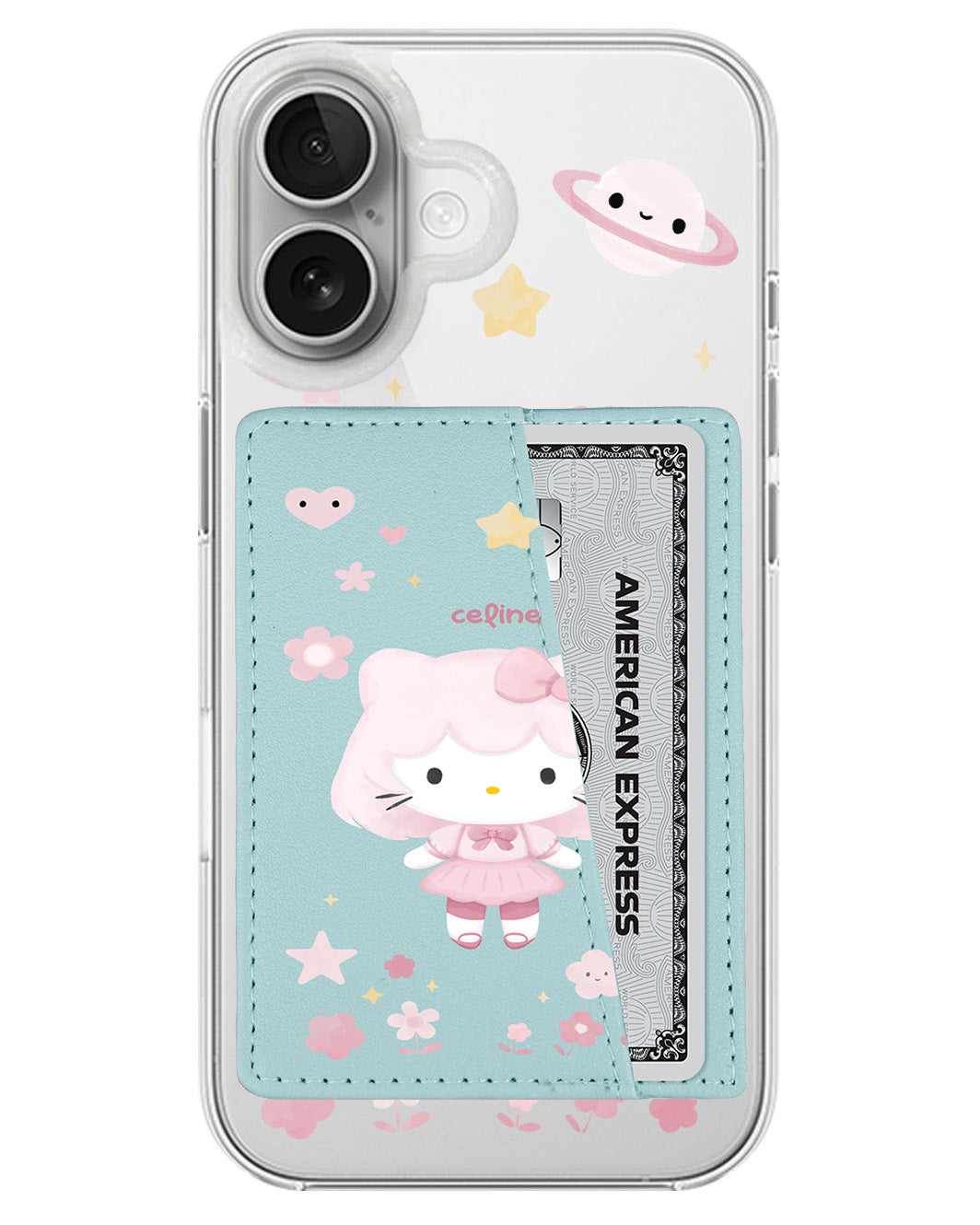 iPhone Leather Wallet Case - Hello Kitty