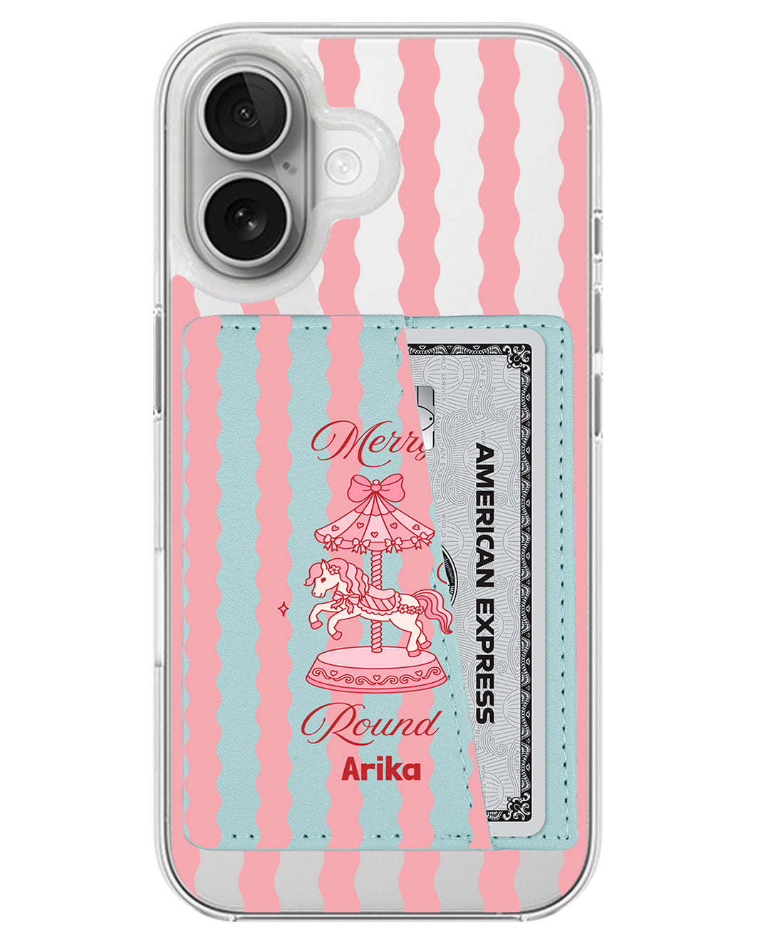 iPhone Leather Wallet Case - Merry Go Round