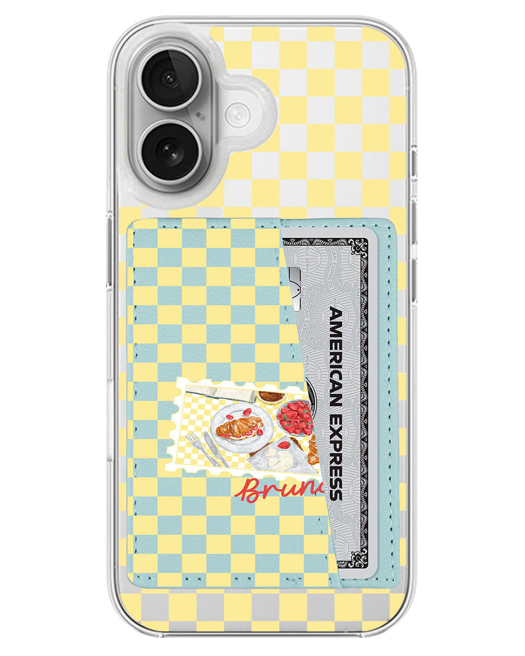 iPhone Leather Wallet Case - Brunch Date