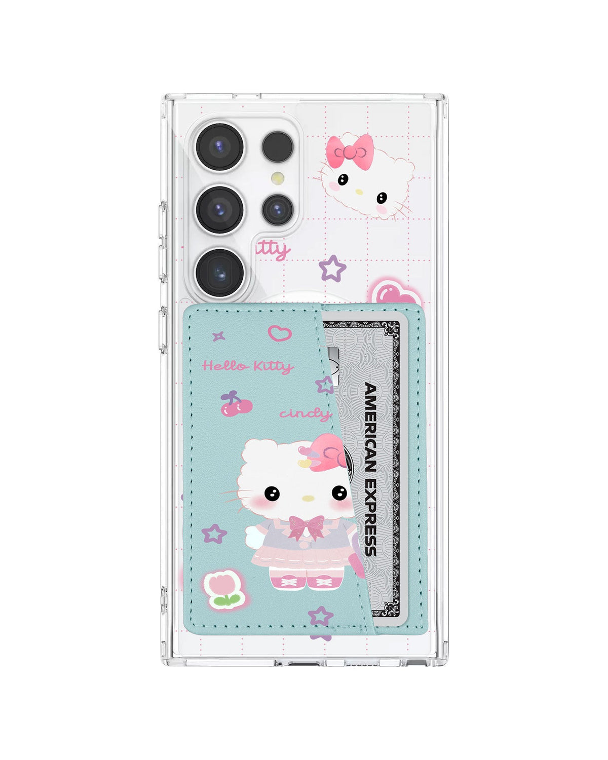 Android Leather Wallet Case - Kitty Fashion