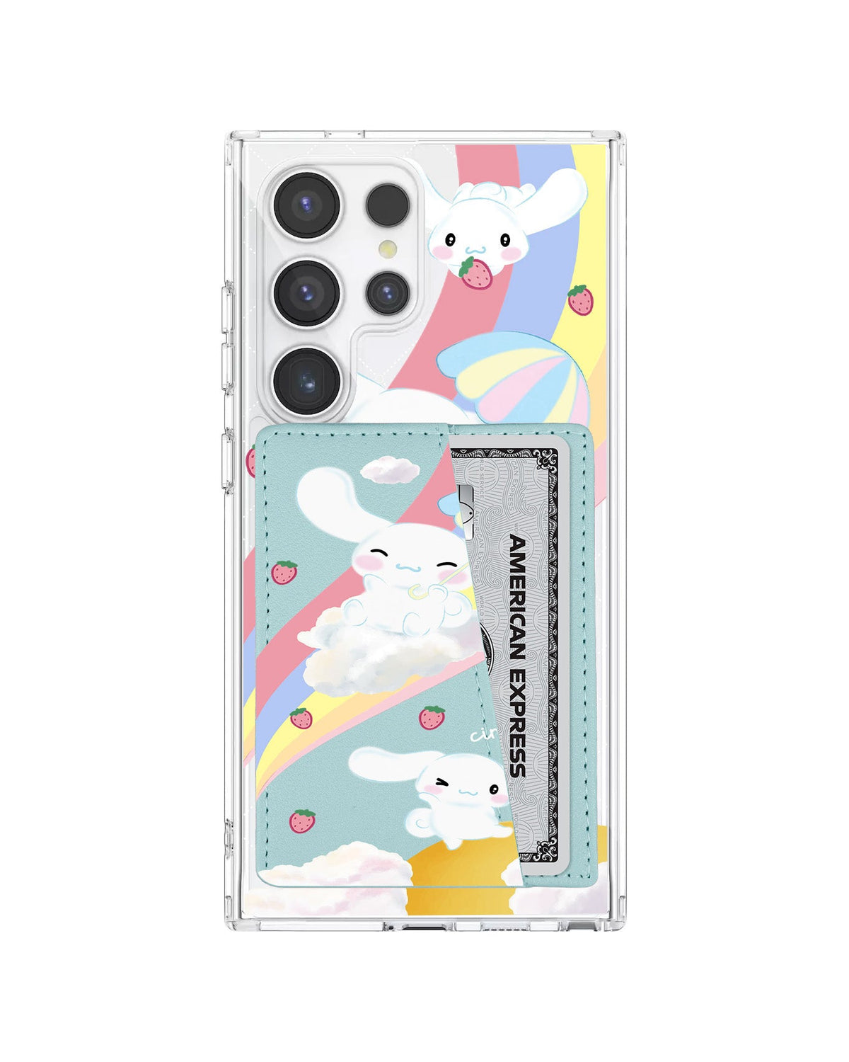 Android Leather Wallet Case - Cinnamoroll Play