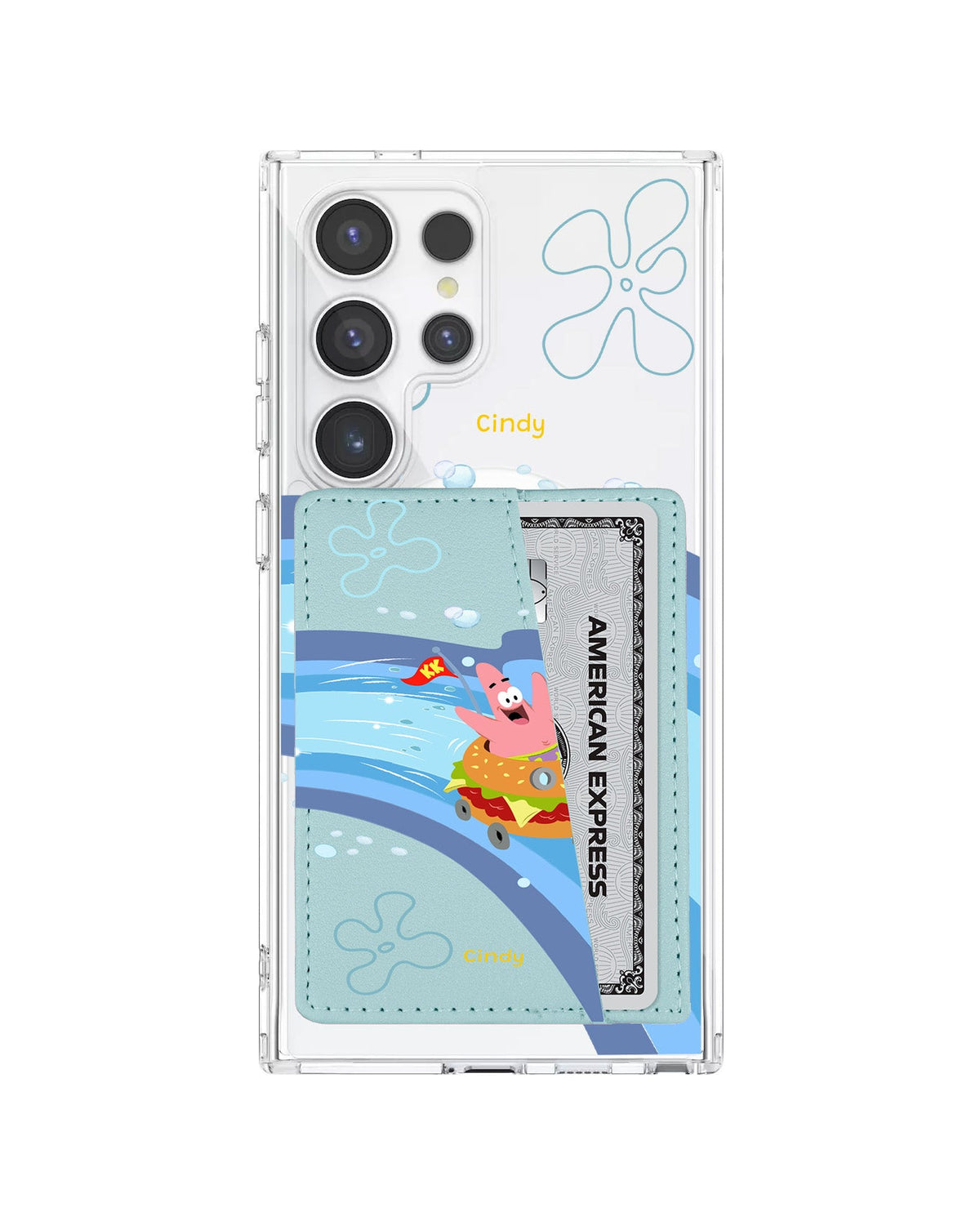Android Leather Wallet Case - Spongebob Tour