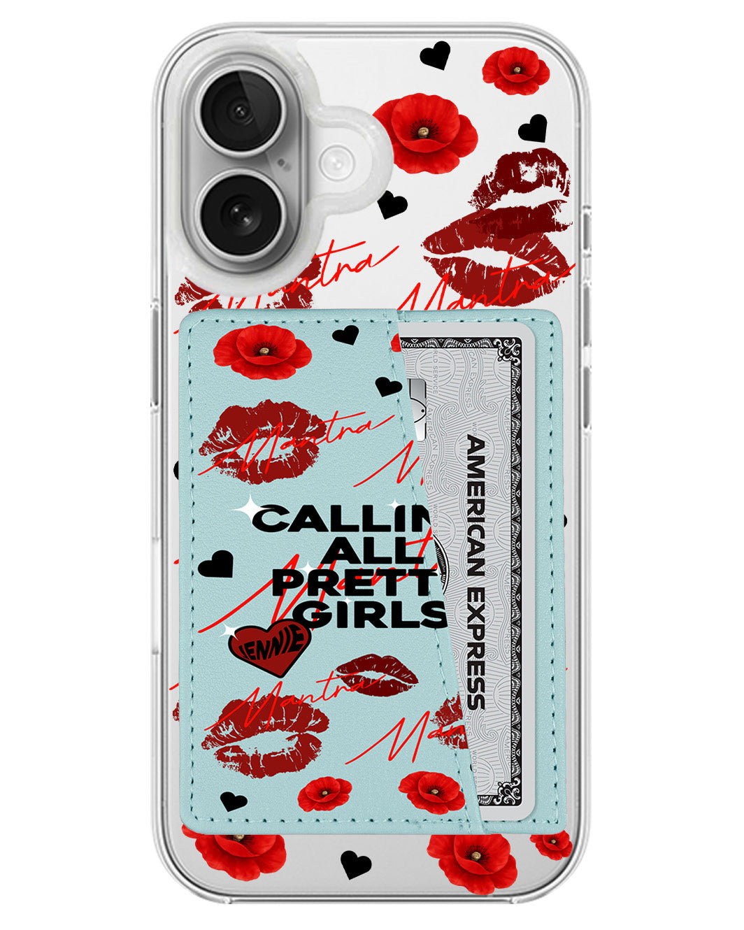iPhone Leather Wallet Case - Jennie Pretty Girls