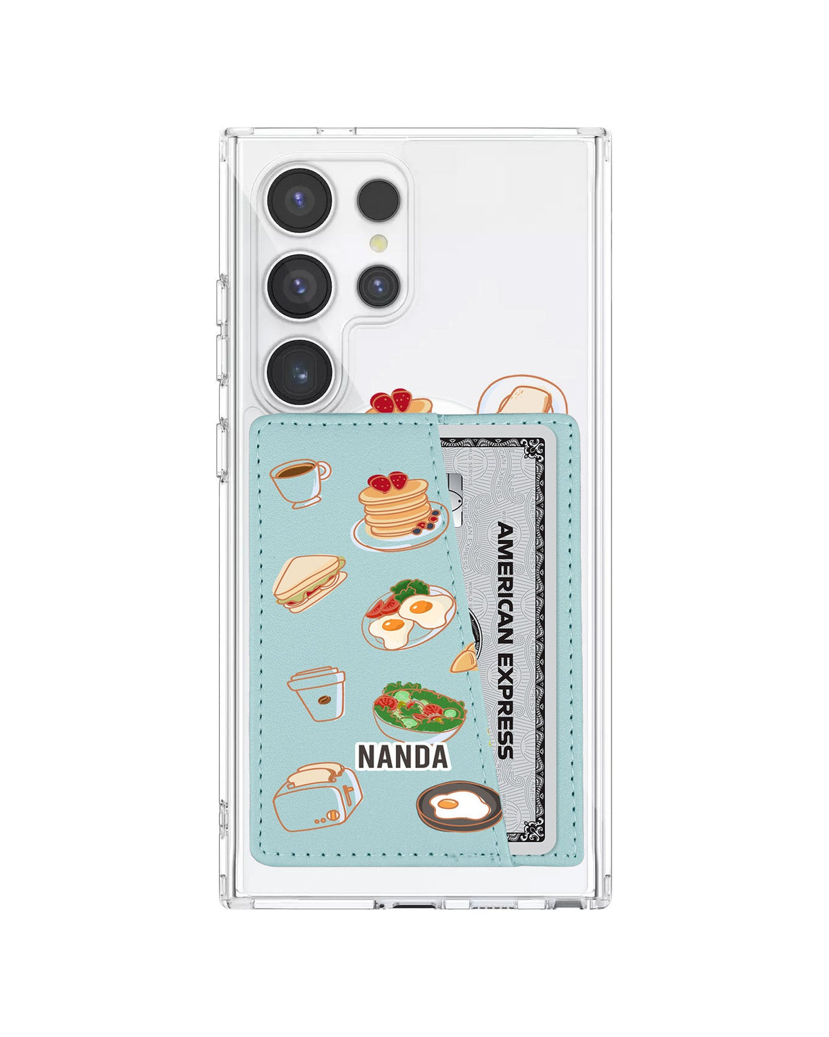 Android Leather Wallet Case - Morning Munchies
