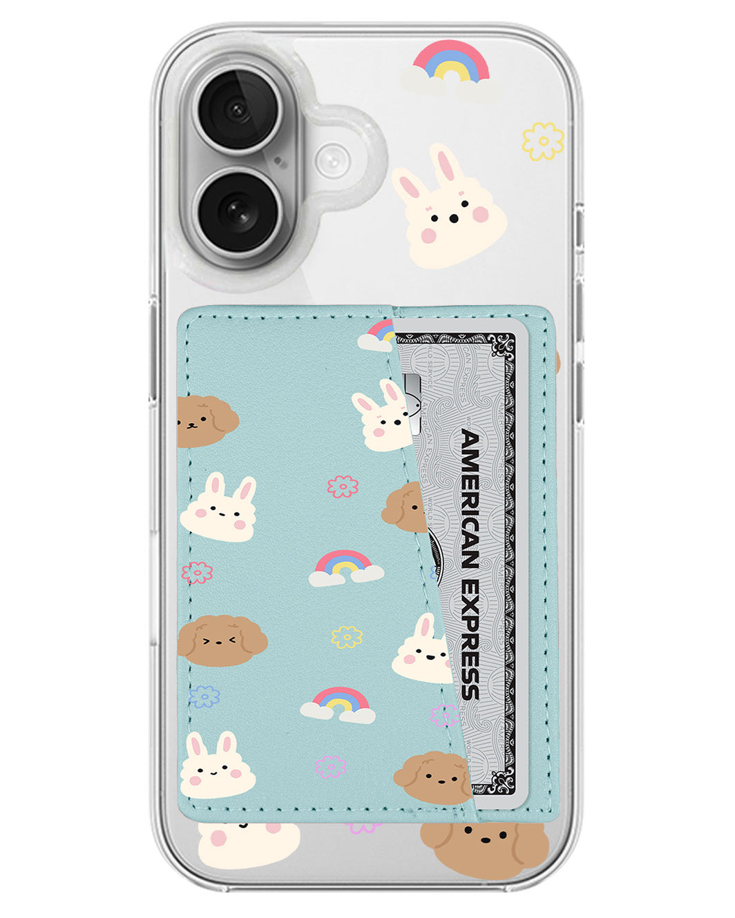 iPhone Leather Wallet Case - Puppymoji
