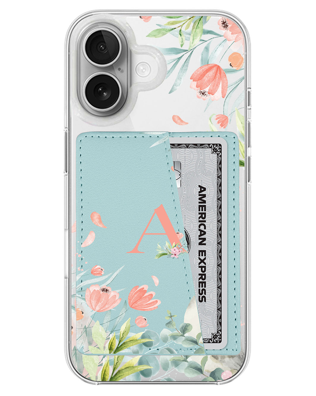 iPhone Leather Wallet Case - Flower Bloom