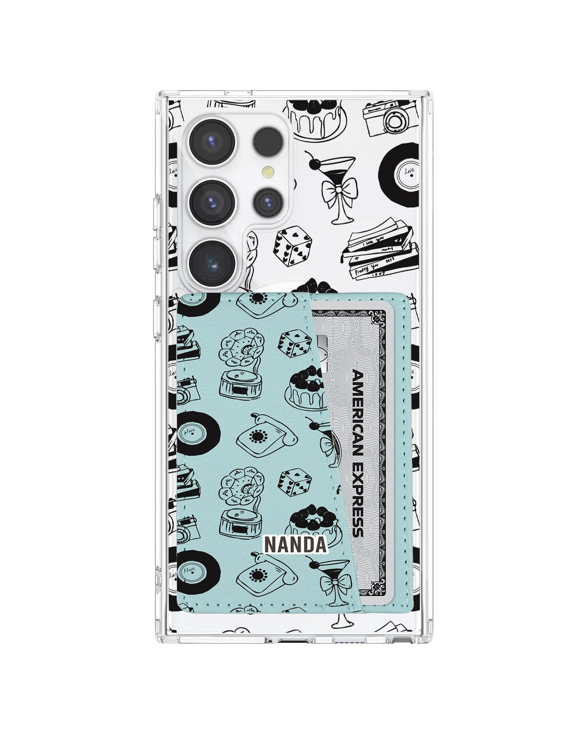 Android Leather Wallet Case - Sugar Rush