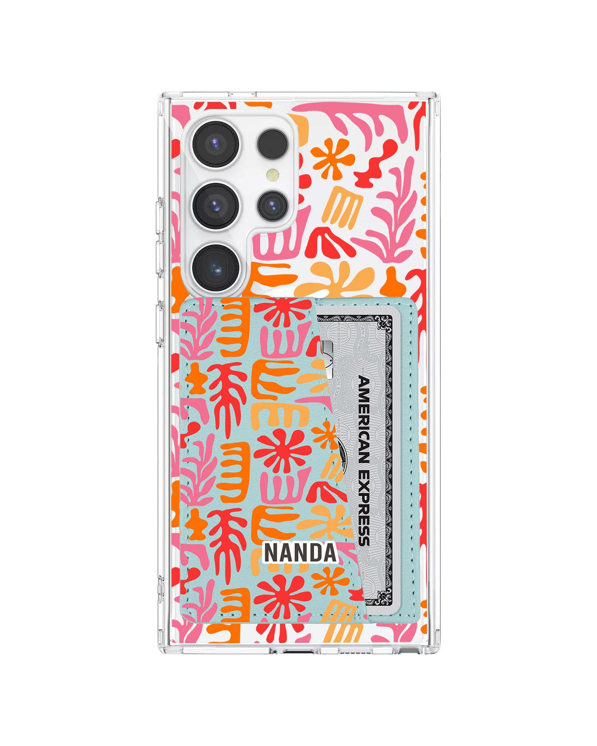 Android Leather Wallet Case - Floral Fiesta