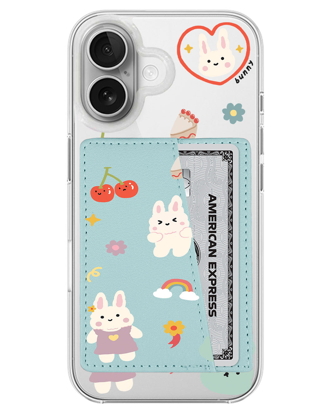 iPhone Leather Wallet Case - Bunny Life
