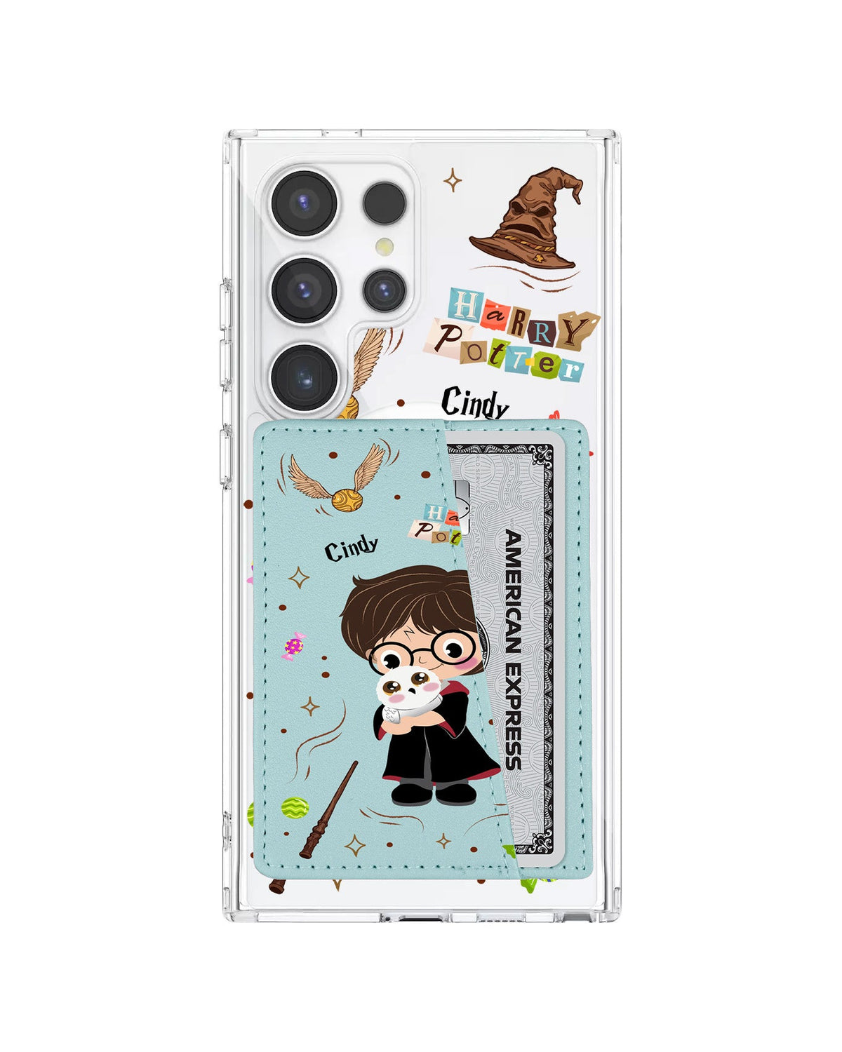 Android Leather Wallet Case - Harry & Hedwig