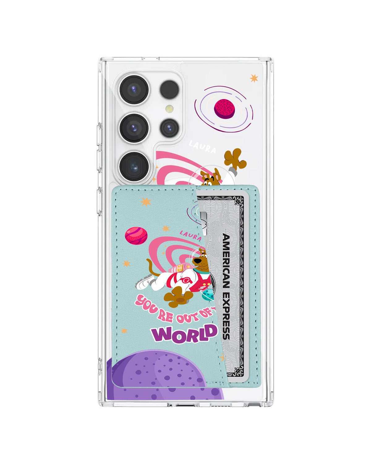 Android Leather Wallet Case - Scooby Out Of World