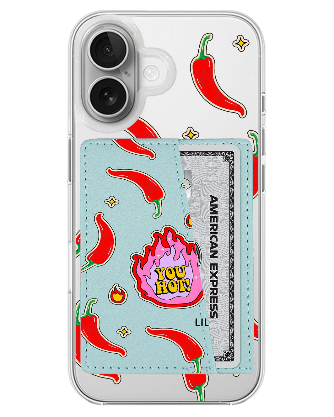 iPhone Leather Wallet Case - Too Hot To Handle