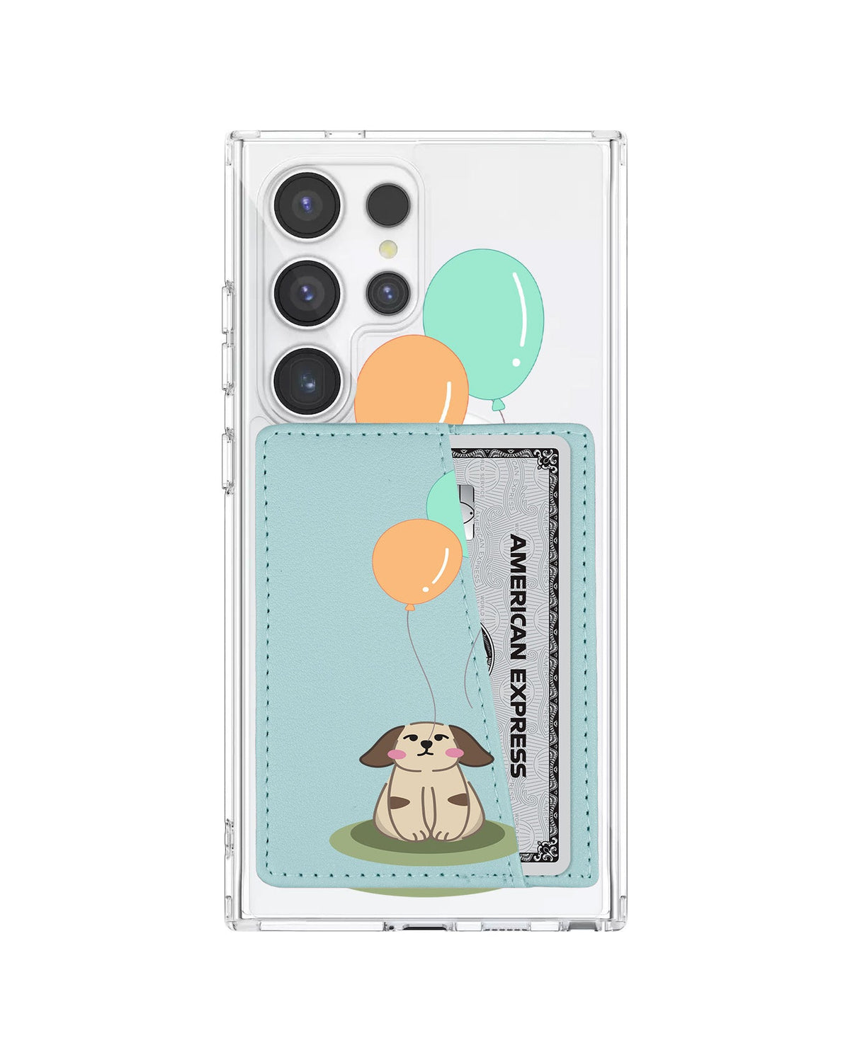 Android Leather Wallet Case - Puppy