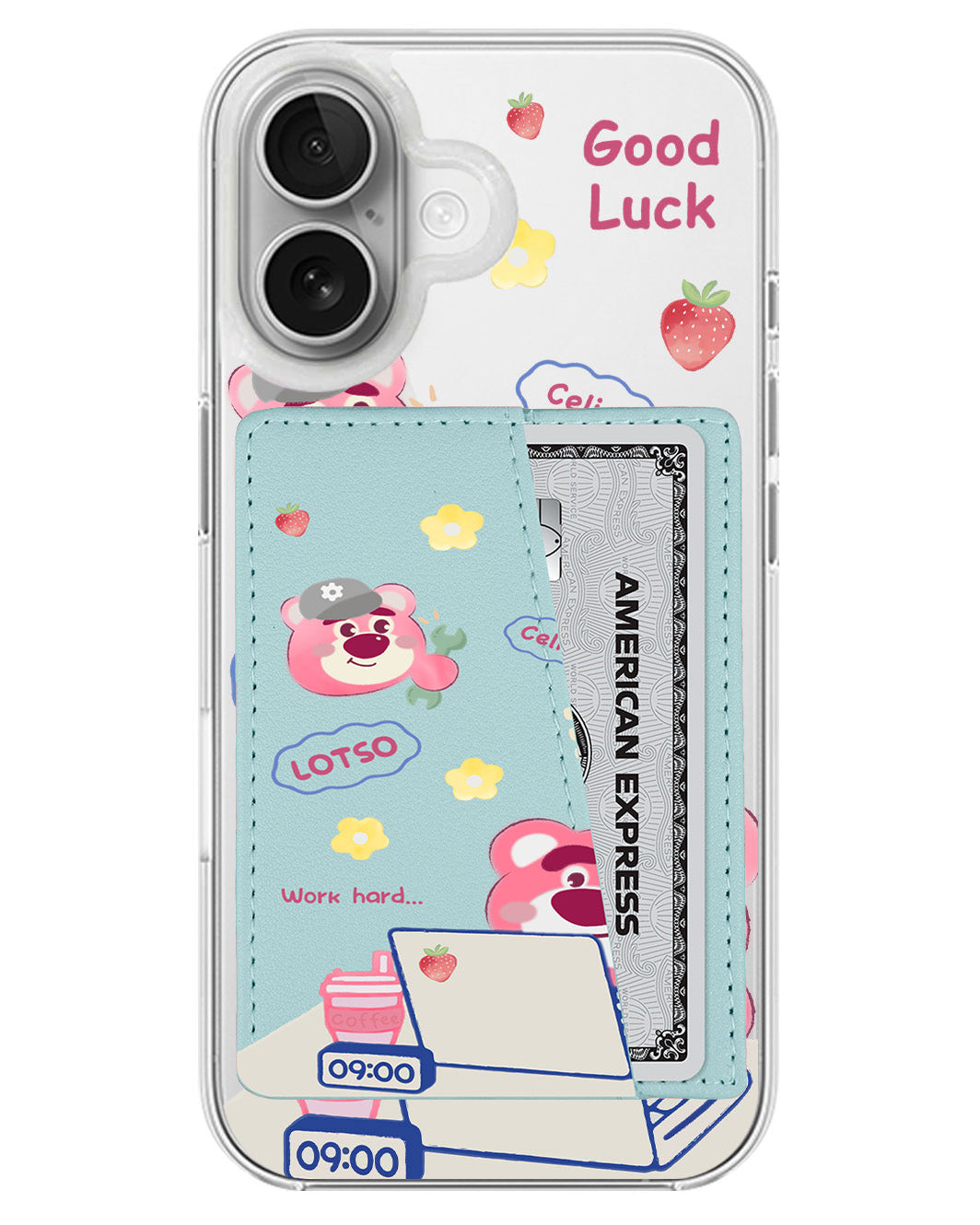 iPhone Leather Wallet Case - Lotso Work