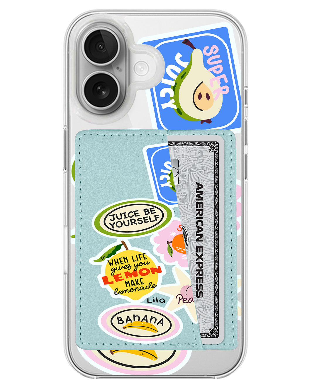 iPhone Leather Wallet Case - Juice Be Yourself