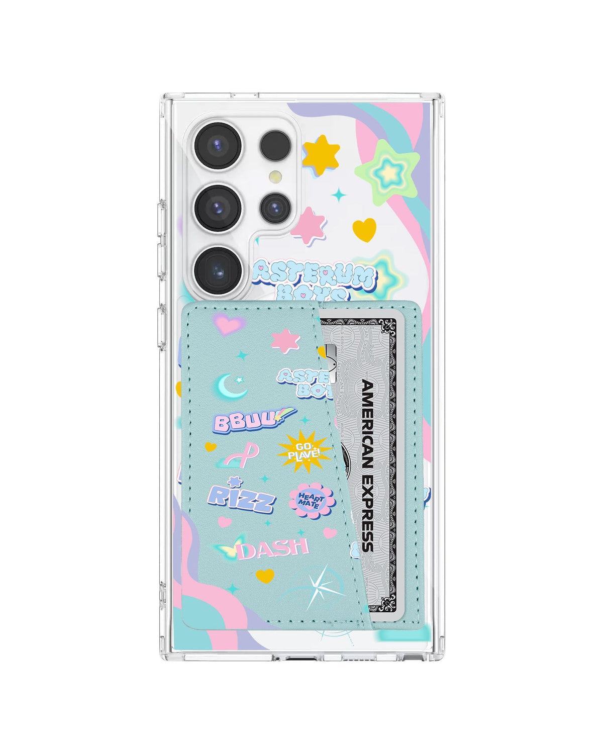 Android Leather Wallet Case - Plave