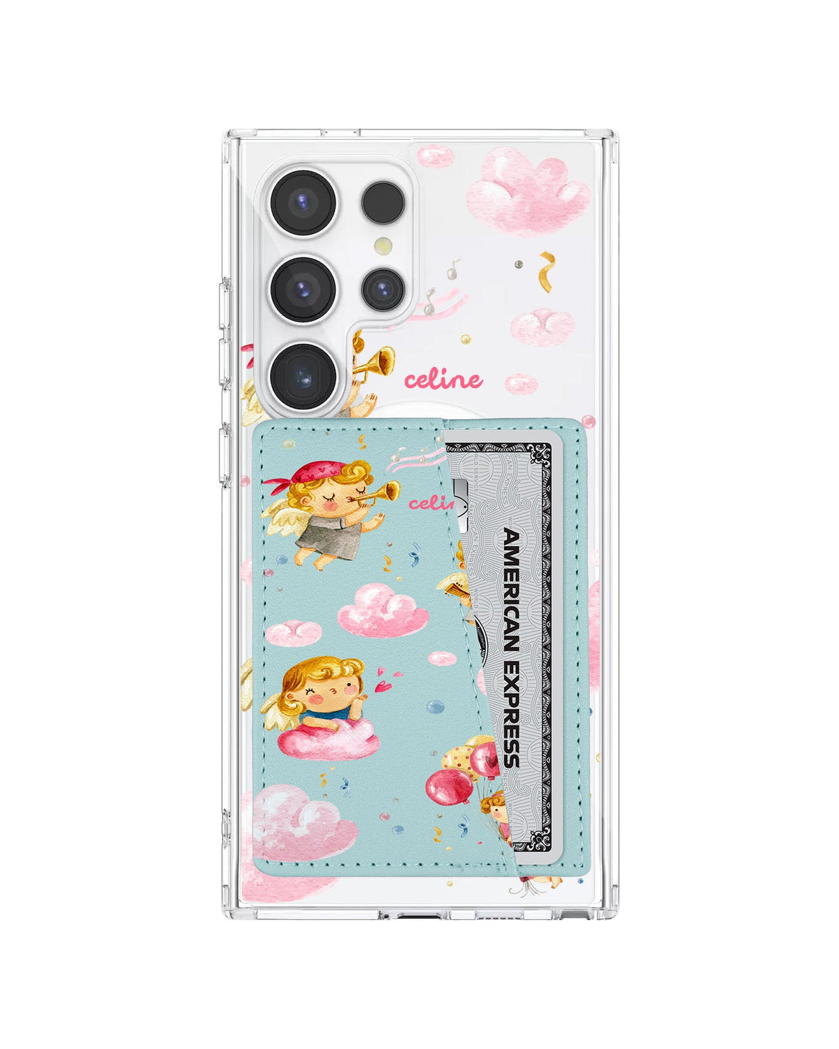 Android Leather Wallet Case - Cupit In Love