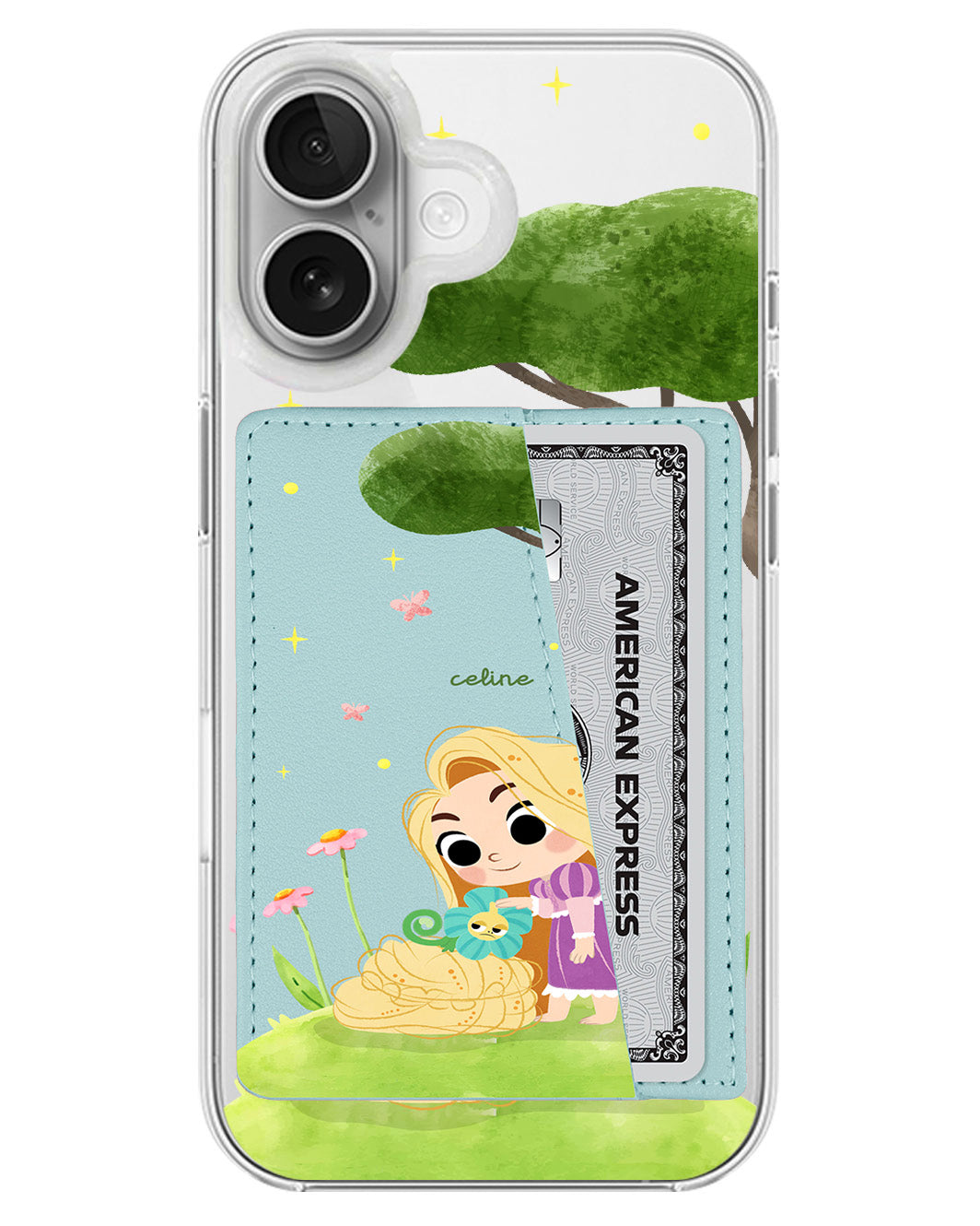 iPhone Leather Wallet Case - Rapunzel's Pet