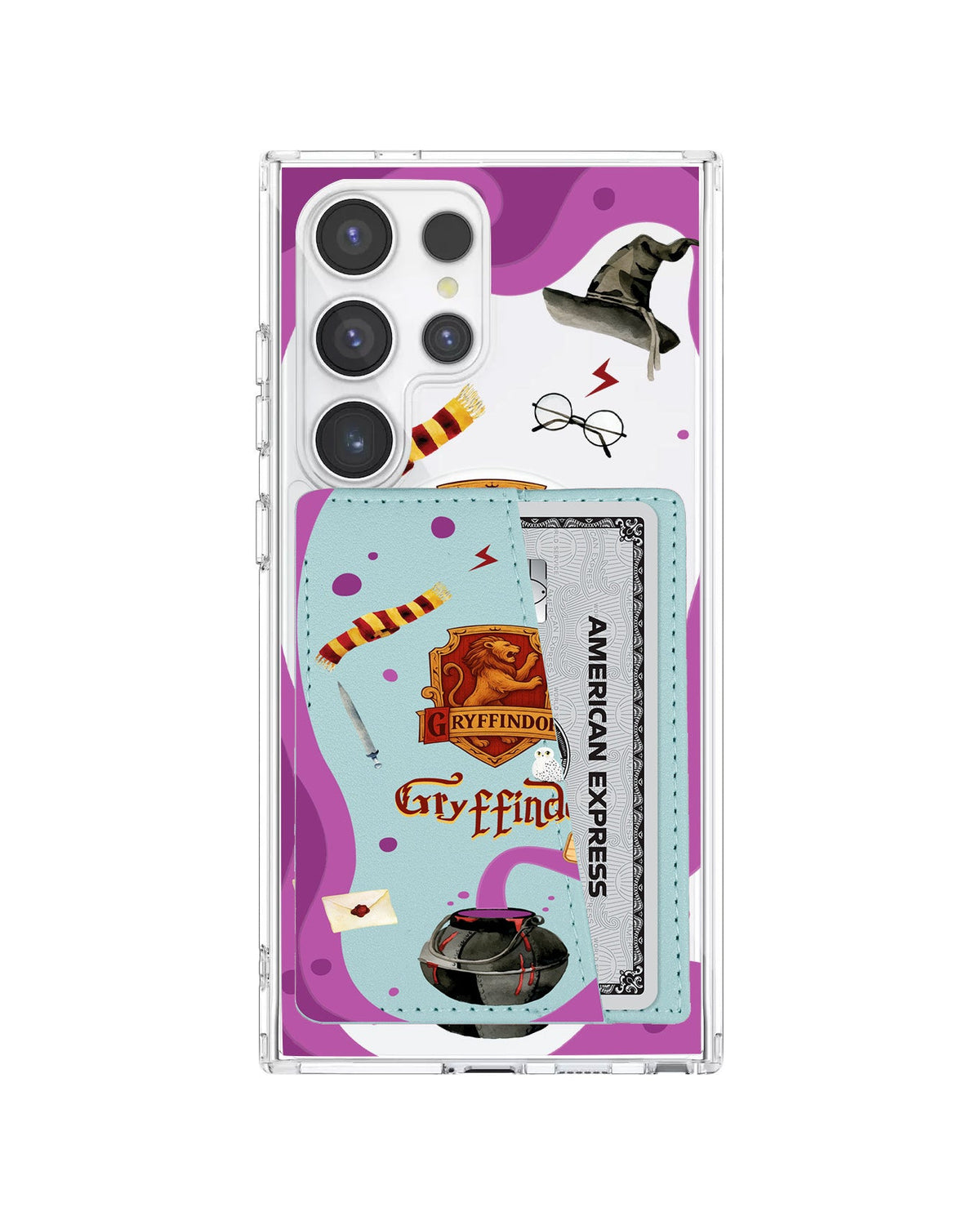 Android Leather Wallet Case - Gryffindor