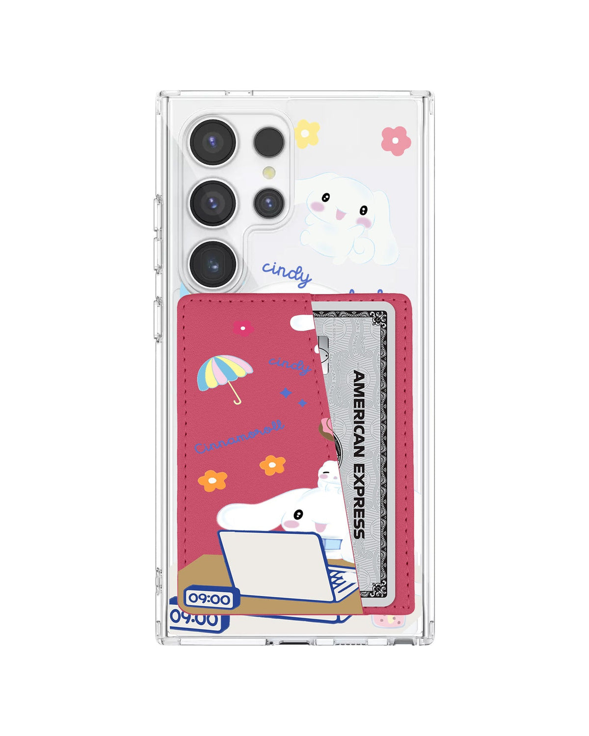Android Leather Wallet Case - Hard Work Cinnamoroll