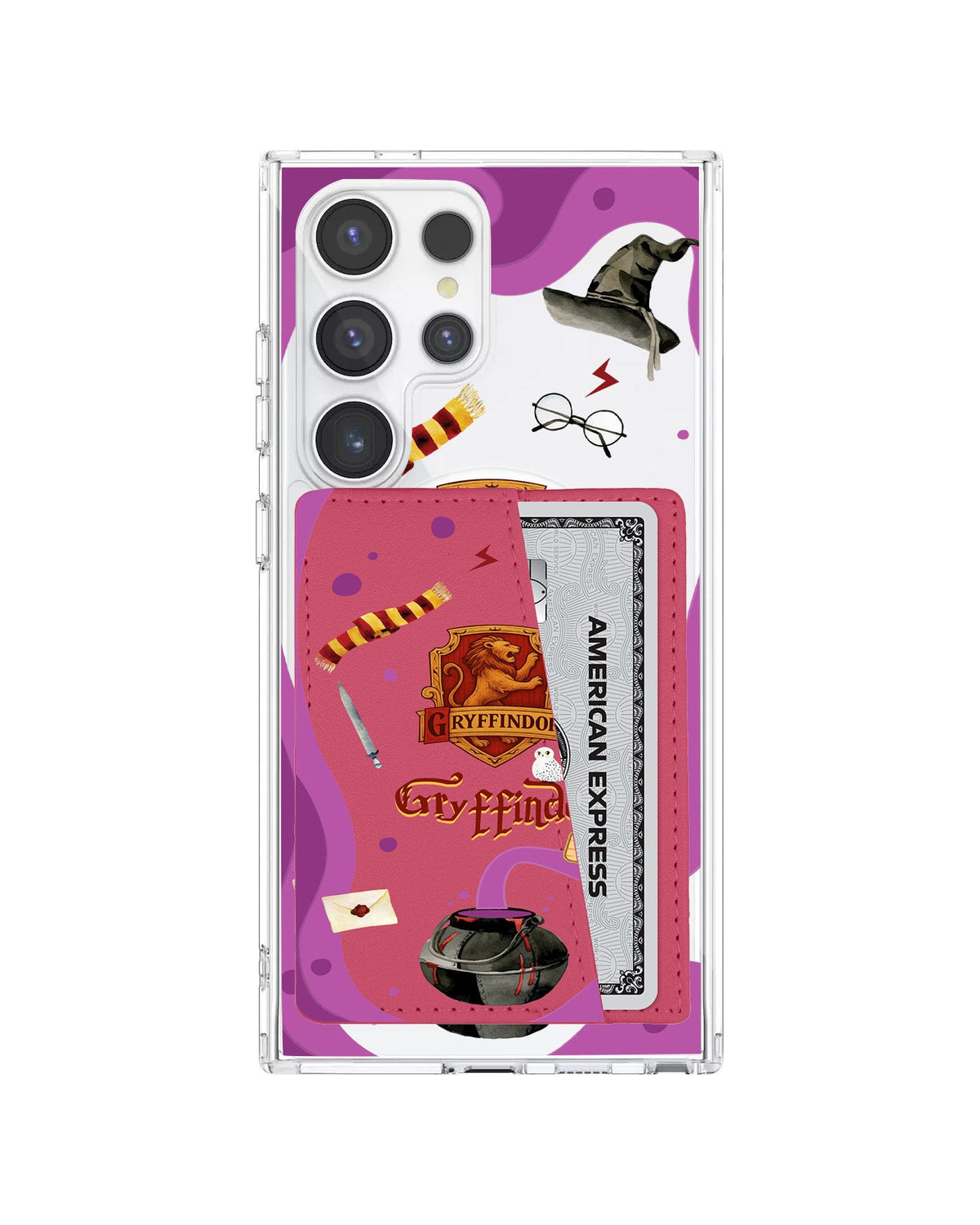 Android Leather Wallet Case - Gryffindor