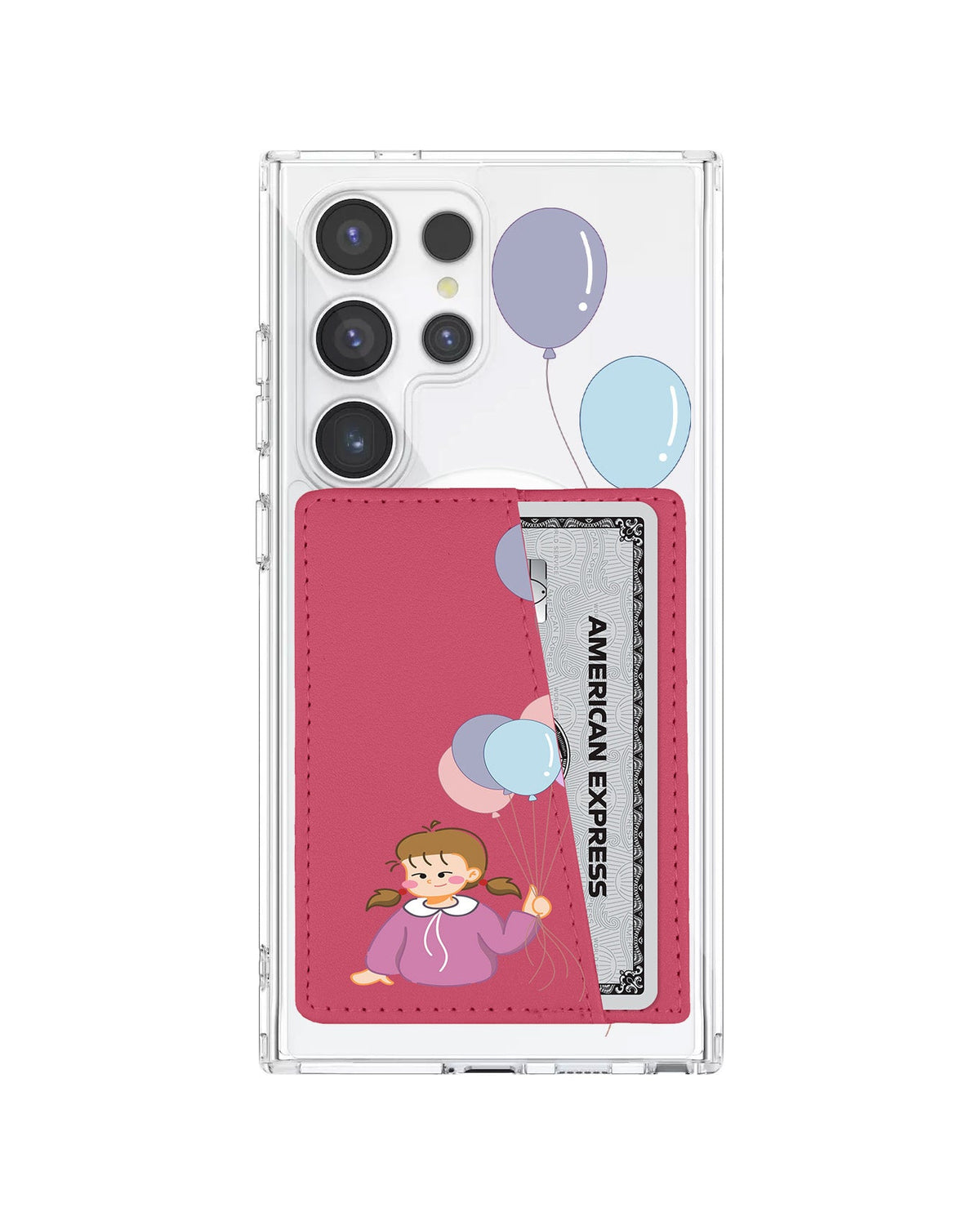 Android Leather Wallet Case - Lily