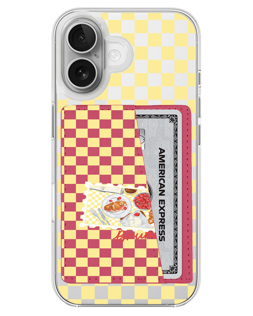 iPhone Leather Wallet Case - Brunch Date