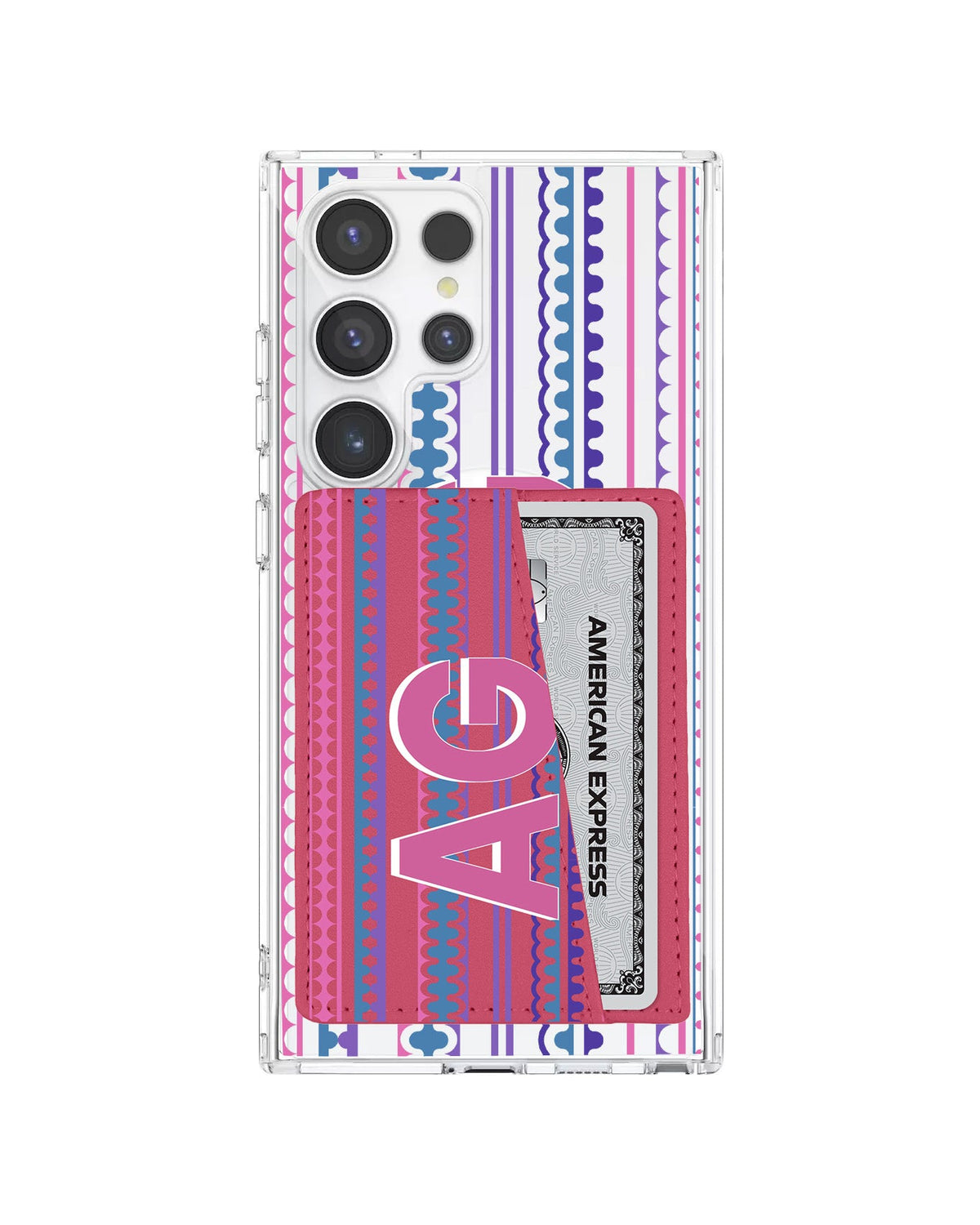 Android Leather Wallet Case - Purple Harmony