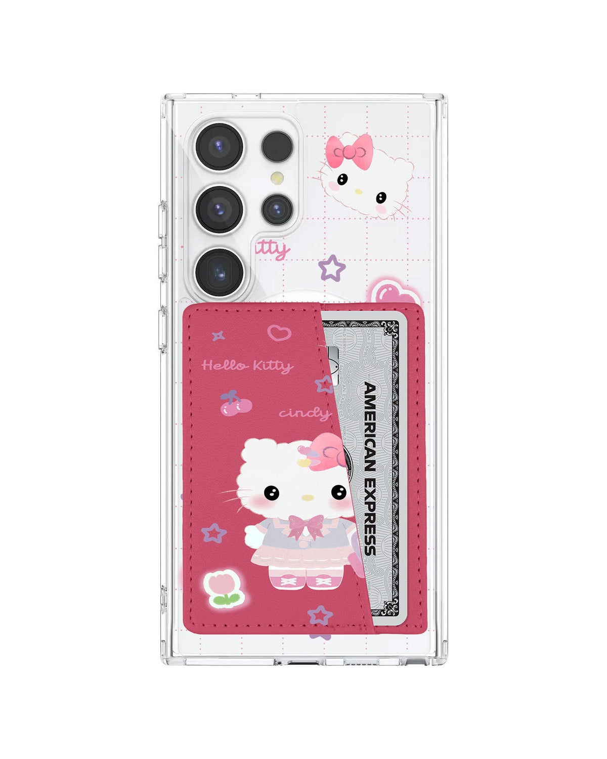 Android Leather Wallet Case - Kitty Fashion