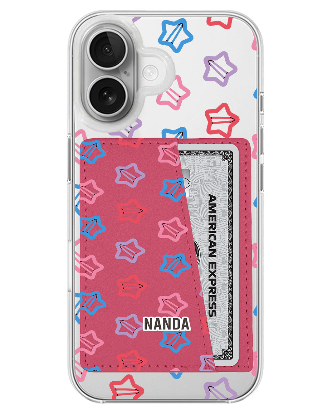 iPhone Leather Wallet Case - Twinkle Clips