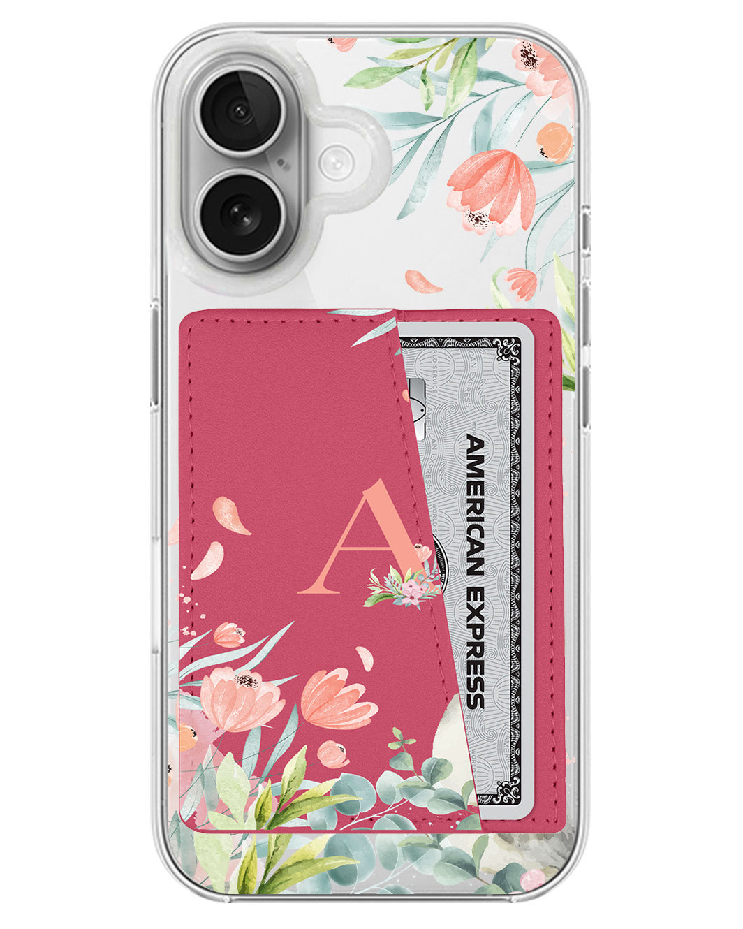 iPhone Leather Wallet Case - Flower Bloom