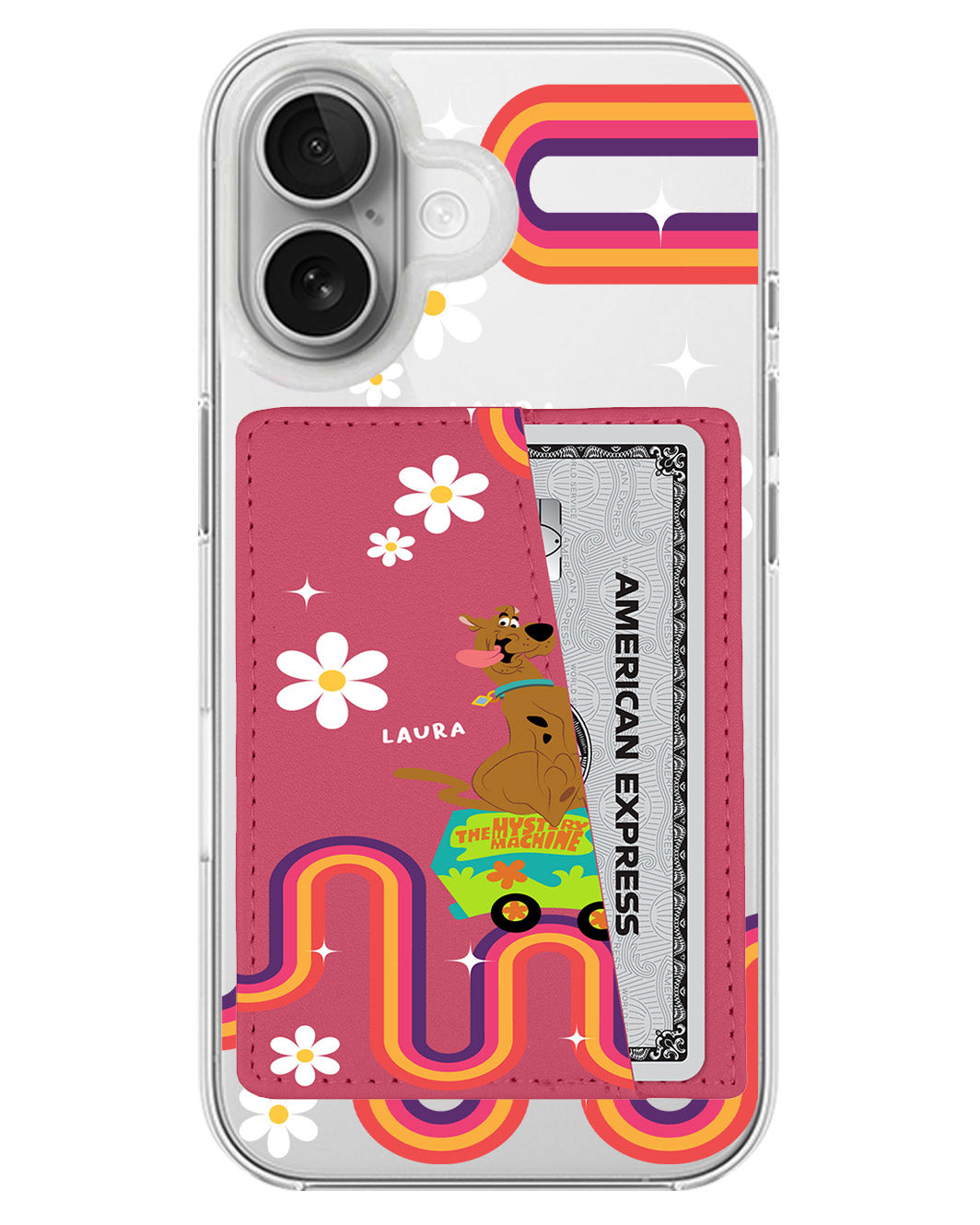 iPhone Leather Wallet Case - The Mystery Machine