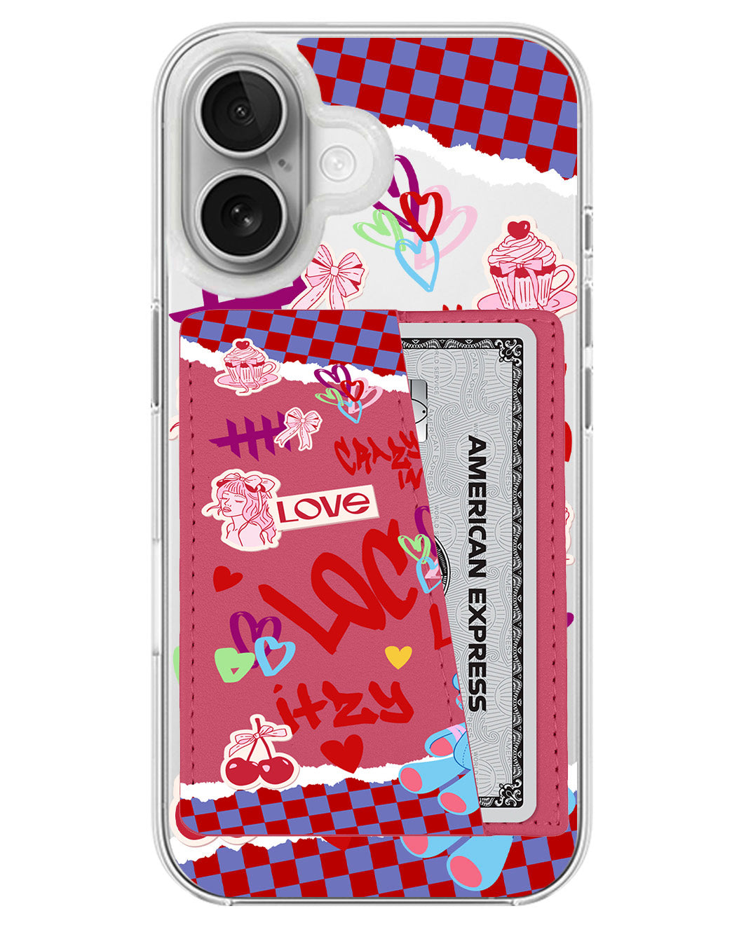 iPhone Leather Wallet Case - Itzy 1