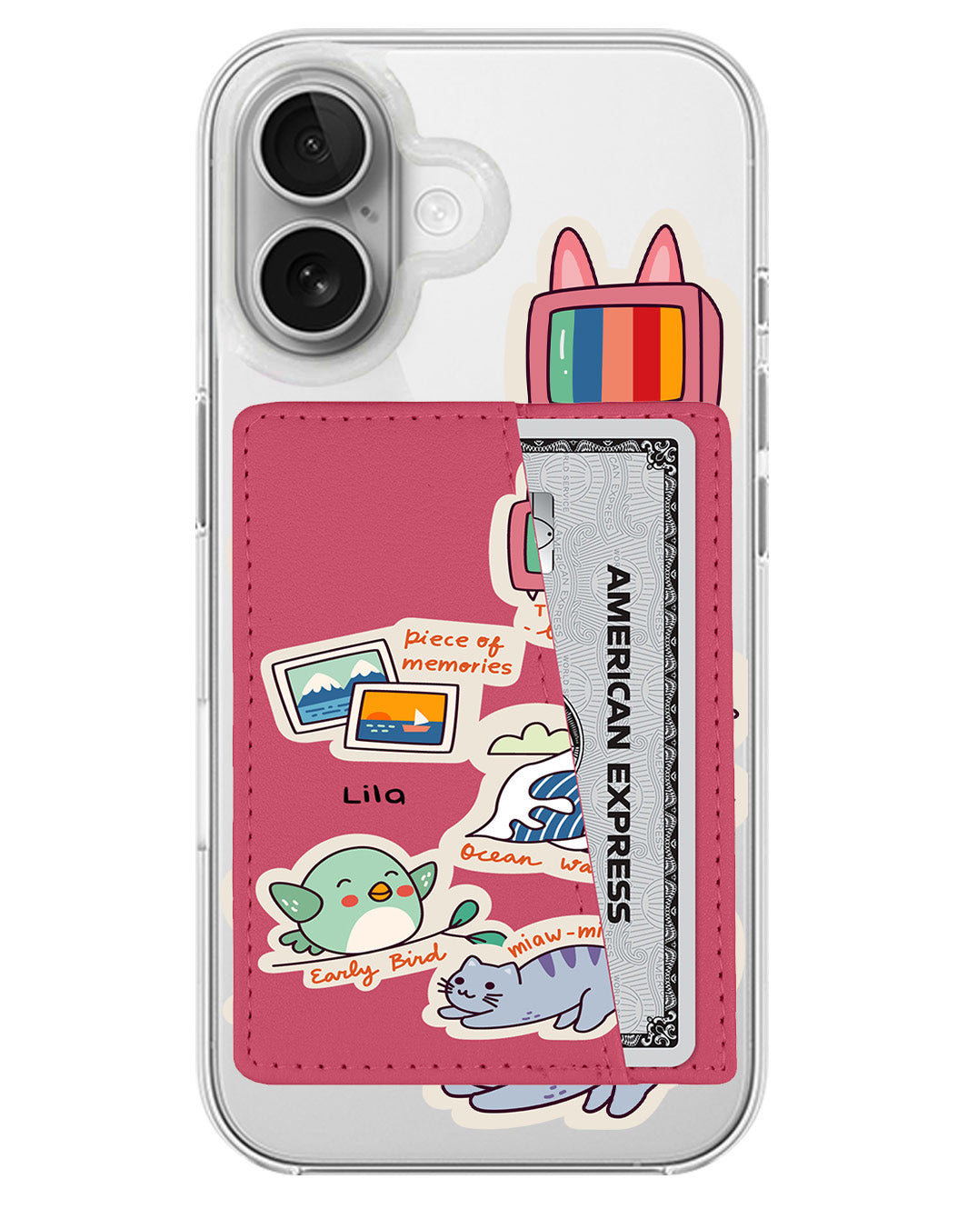 iPhone Leather Wallet Case - Nostalgic Day