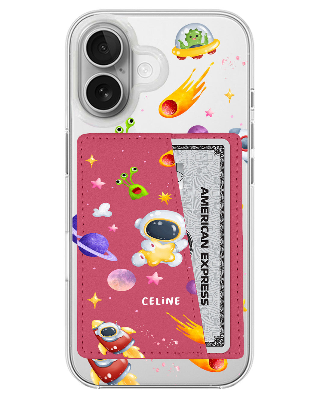 iPhone Leather Wallet Case - Spaceup
